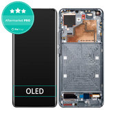 Xiaomi Mi 11 M2011K2G - LCD Displej + Dotykové Sklo + Rám (Midnight Gray) OLED