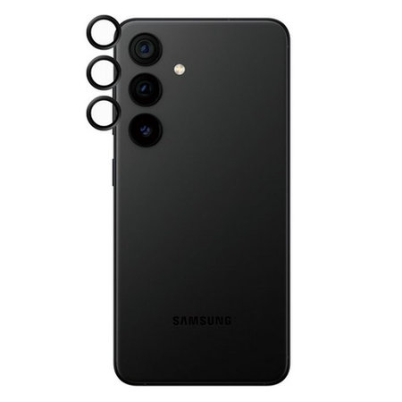PanzerGlass - Ochranný Kryt Objektivu Fotoaparátu Hoops pro Samsung Galaxy 23, 23+ a 24, černá