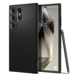 Spigen - Pouzdro Liquid Air pro Samsung Galaxy S24 Ultra, Matte Black