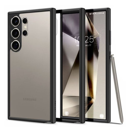 Spigen - Pouzdro Ultra Hybrid pro Samsung Galaxy S24 Ultra, Matte Black
