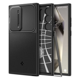 Spigen - Pouzdro Optik Armor pro Samsung Galaxy S24 Ultra, černá