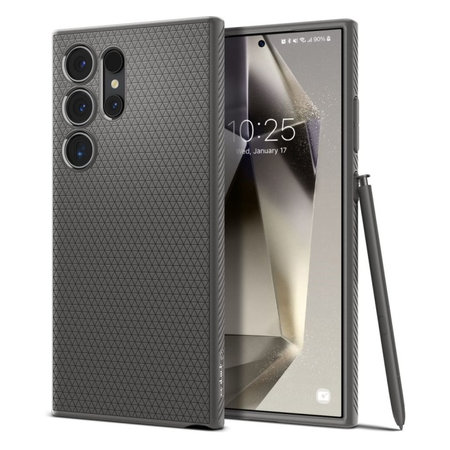 Spigen - Pouzdro Liquid Air pro Samsung Galaxy S24 Ultra, Granite Grey