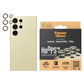 Ochranný kryt objektivu Hoops pro Samsung Galaxy S24 Ultra, Žlutá, PanzerGlass