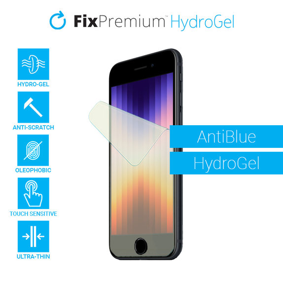 FixPremium - AntiBlue Screen Protector pro Apple iPhone 6, 6S, 7, 8, SE 2020 a SE 2022