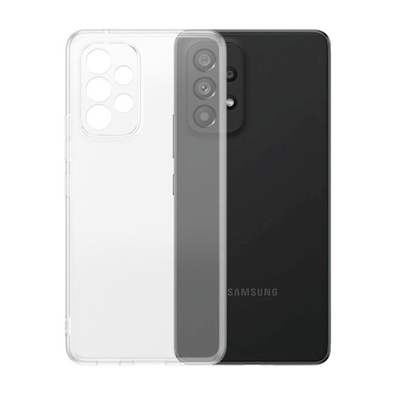 Pouzdro TPU pro Samsung Galaxy A53 5G, Transparentní, SAFE by PanzerGlass