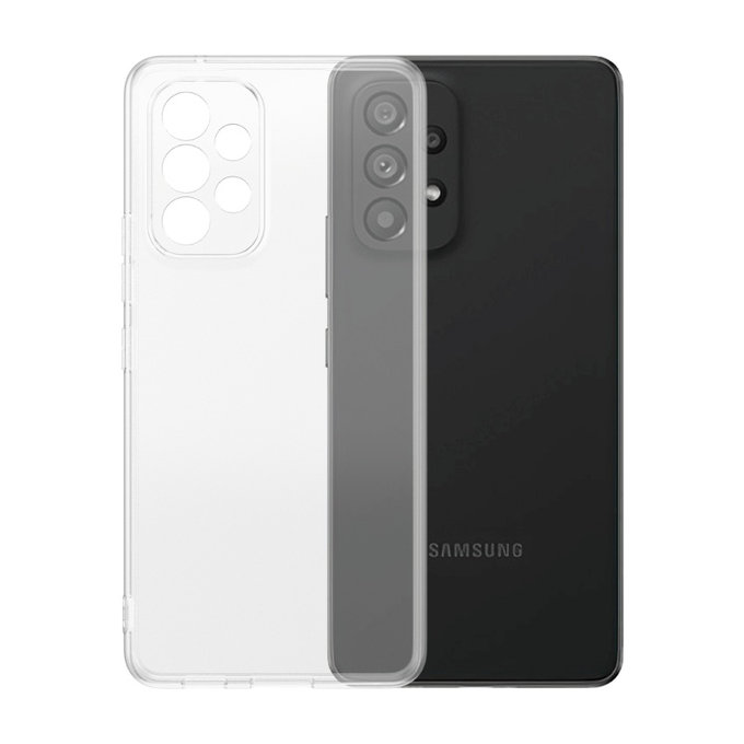 Pouzdro TPU pro Samsung Galaxy A53 5G, Transparentní, SAFE by PanzerGlass