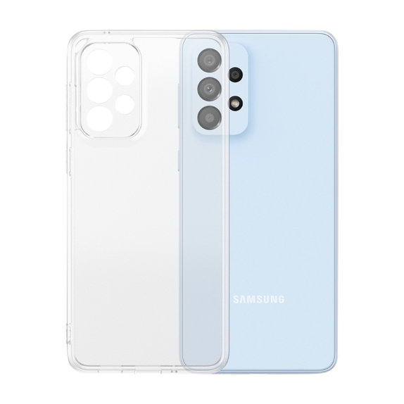 Pouzdro TPU pro Samsung Galaxy A33 5G, Transparentní, SAFE by PanzerGlass