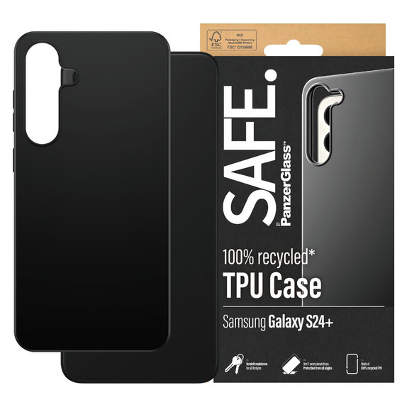 Pouzdro TPU pro Samsung Galaxy S24+, Černá, SAFE by PanzerGlass