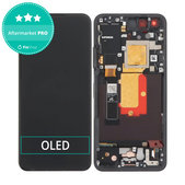 Asus Zenfone 9 AI2202 - LCD Displej + Dotykové Sklo + Rám (Midnight Black) OLED