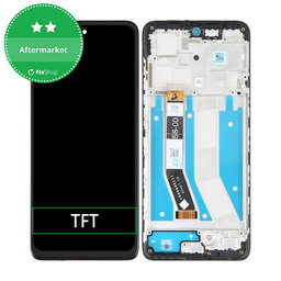 Motorola Moto G73 - LCD Displej + Dotykové Sklo + Rám (Black) TFT