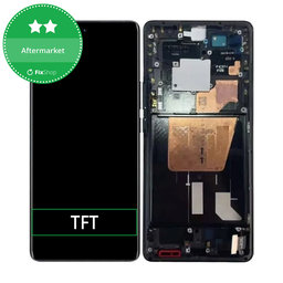 Vivo X80 Pro 5G V2185A V2145 - LCD Displej + Dotykové Sklo + Rám (Cosmic Black) TFT