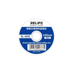 Relife RL-059E - Drát na Separování LCD Displejů (0.05mm x 100M)