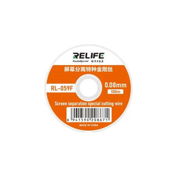 Relife RL-059F - Drát na Separování LCD Displejů (0.08mm x 100M)