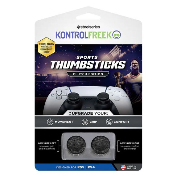 Kontrol Freek - Clutch (Black) PS4/PS5 Extended Controller Grip Caps