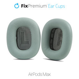 FixPremium - Náhradní Náušníky pro Apple AirPods Max (Eco-Leather), zelená