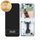 Samsung Galaxy Z Flip 6 F741B - LCD Displej + Dotykové Sklo + Rám (White) - GH82-35014F Genuine Service Pack