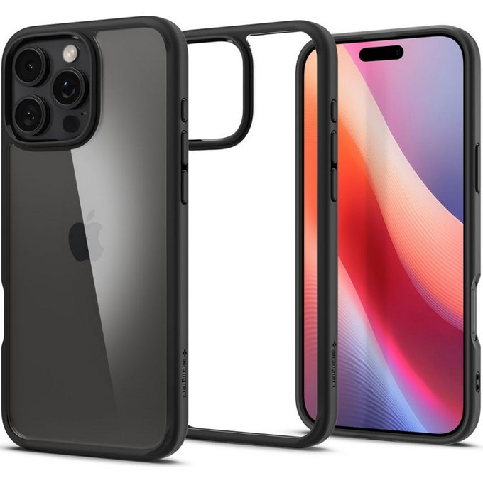 Spigen - Pouzdro Ultra Hybrid pro iPhone 16 Pro, matte black