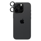 PanzerGlass - Ochranný Kryt Objektivu Fotoaparátu Hoops pro iPhone 16 Pro a 16 Pro Max, černá