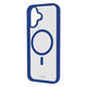 SBS - Puzdro Mag Frame s MagSafe pro iPhone 16, modra
