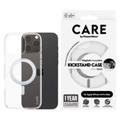 Pouzdro Kickstand s MagSafe pro iPhone 16 Pro Max, Stříbrná, CARE