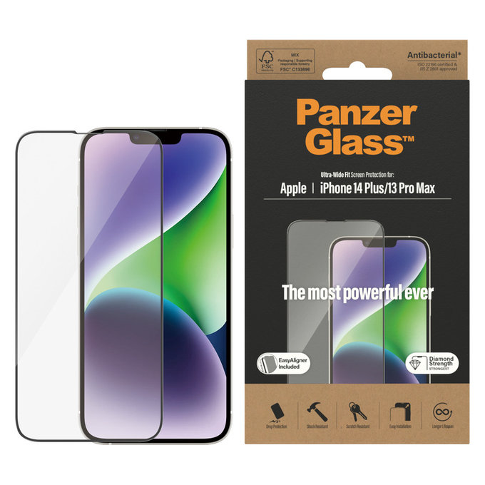 Tvrzené sklo UWF AB pro Google Pixel 8 Pro, Černá, PanzerGlass