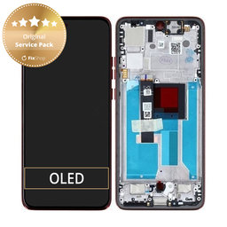 Motorola Edge 50 Neo - LCD Displej + Dotykové Sklo + Rám (Poinciana) - 5D68C28684 Genuine Service Pack