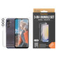 Bundle Hoops + Tvrzené sklo UWF + Hard Case D3O pro Samsung Galaxy A25 5G, Transparentní, PanzerGlass