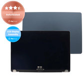 Apple MacBook Air 15" M2 A2941 (2023), M3 A3114 (2024) - LCD Displej + Přední Sklo + Kryt (Midnight) Refurbished
