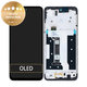 Motorola Moto G35 5G - LCD Displej + Dotykové Sklo + Rám (Black) - 5D68C28856 Genuine Service Pack