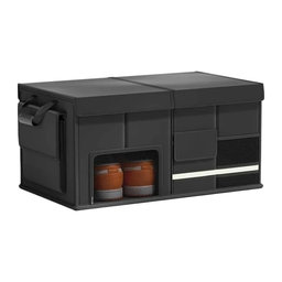 Skládací organizér do kufru z kůže s velkou kapacitou 60L 57x34x29cm