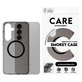 Pouzdro Smokey s černým QI pro Samsung Galaxy S25+, Černá, PanzerGlass