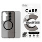 Pouzdro Smokey s černým QI pro Samsung Galaxy S25, Černá, PanzerGlass