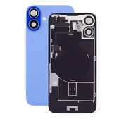 Apple iPhone 16 - Sklo Zadního Housingu + Sklíčko Kamery + Kovová Destička + Magsafe Magnet (Ultramarine)