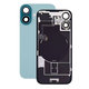 Apple iPhone 16 - Sklo Zadního Housingu + Sklíčko Kamery + Kovová Destička + Magsafe Magnet (Teal)