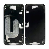 Apple iPhone 16 - Střední rám + Tlačítka zapínání + Hlasitosti (Black)