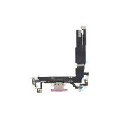 Apple iPhone 16 - Nabíjecí Konektor + Flex Kabel (Pink)