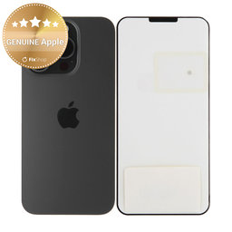 Sklo Zadního Housingu pro iPhone 15 Pro | Black Titanium | 661-35700 | Genuine Apple