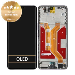Honor Magic7 Lite - LCD Displej + Dotykové Sklo + Rám (Titanium Purple) - 0235AMMP Genuine Service Pack