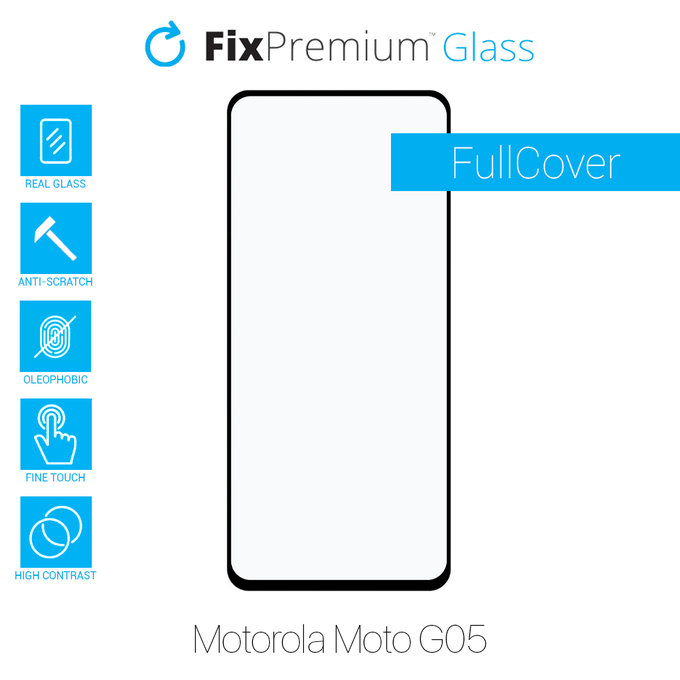 FixPremium FullCover Glass - Tvrzené Sklo pro Motorola Moto G05