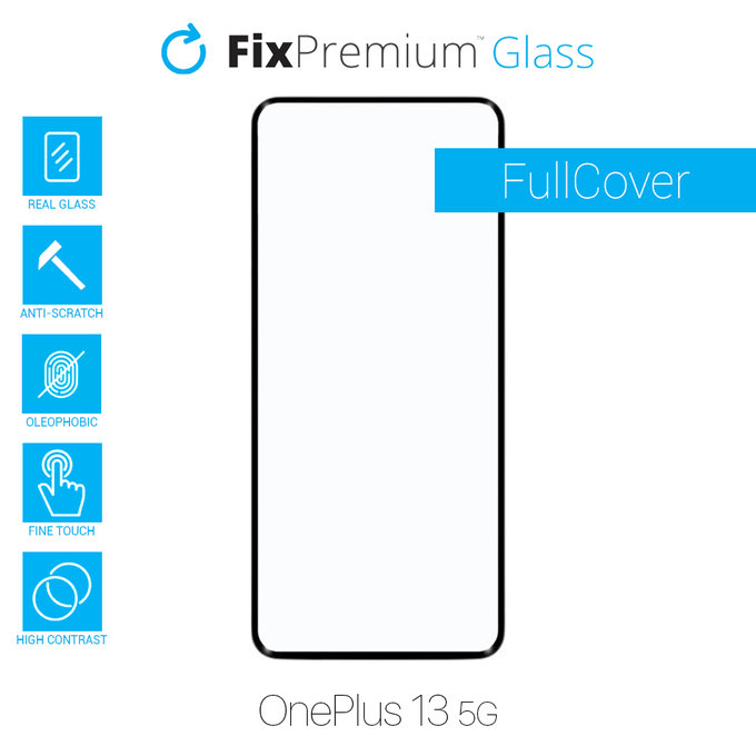 FixPremium FullCover Glass - Tvrzené Sklo pro OnePlus 13 5G CPH2655