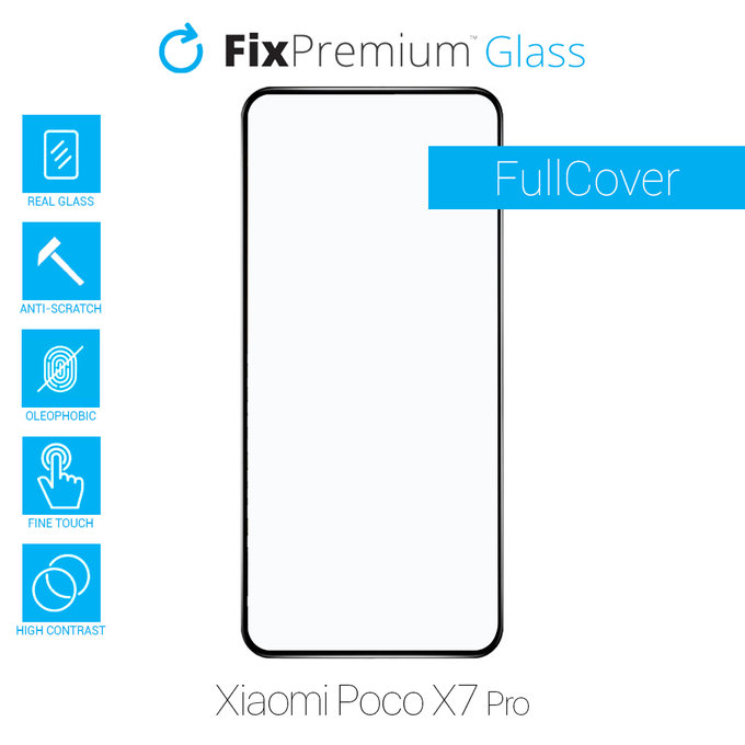 FixPremium FullCover Glass - Tvrzené Sklo pro Xiaomi Redmi Note 14 Pro 4G 24116RACCG