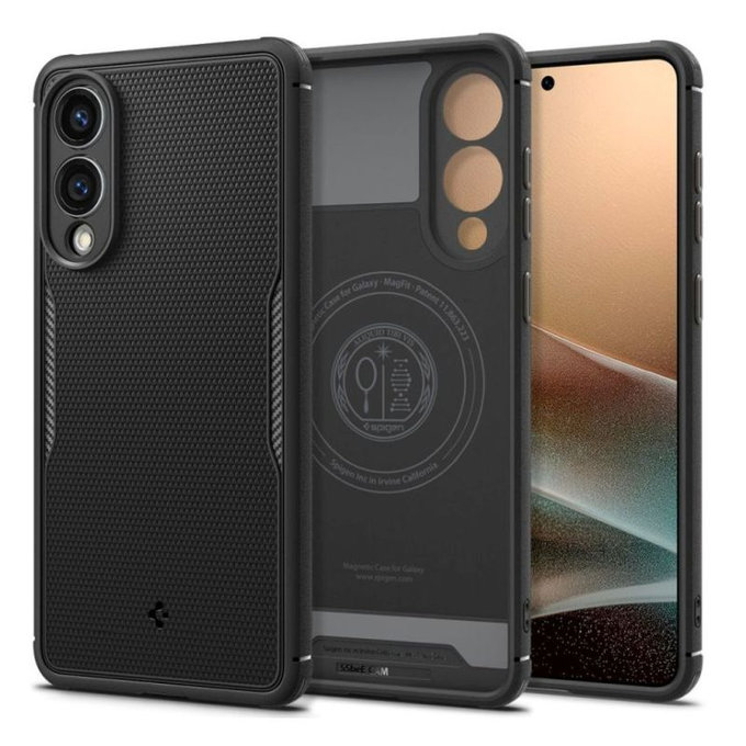 Spigen - Pouzdro Core Armor s MagSafe pro Samsung Galaxy S25 Edge, Matte Black
