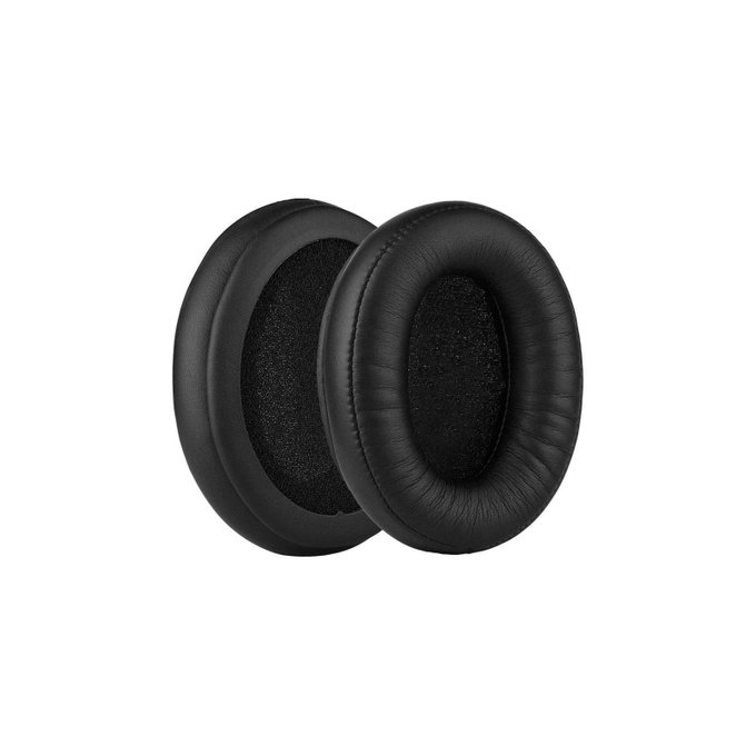 Náhradní Náušníky pro HyperX Cloud Alpha, Paměťová pěna + PU kůže, Černé, 1 pár