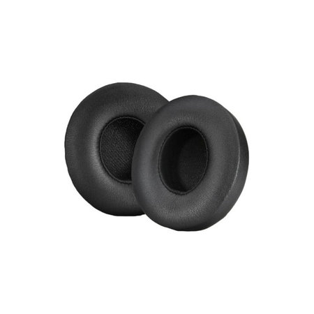 Náhradní Náušníky pro Beats Solo 4, Paměťová pěna + PU kůže, Černé, 1 pár