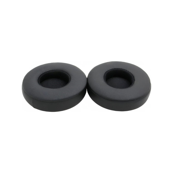 Náhradní Náušníky pro Beats EP, Paměťová pěna + PU kůže, Černé, 1 pár