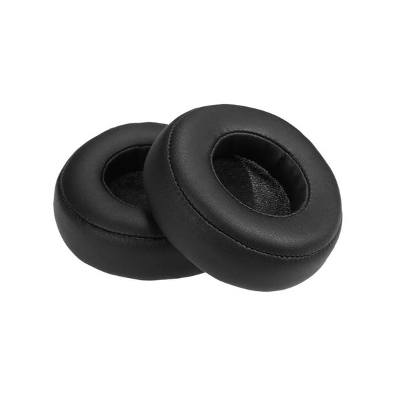 Náhradní Náušníky pro Beats Pro, Paměťová pěna + PU kůže, Černé, 1 pár