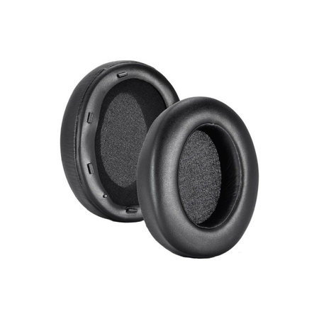 Náhradní Náušníky pro Sony WH-XB910N, Paměťová pěna + PU kůže, Černé, 1 pár