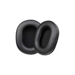 Náhradní Náušníky pro Sony MDR-7506, Paměťová pěna + PU kůže, Černé, 1 pár