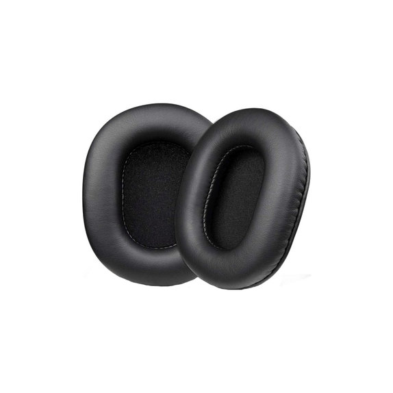 Náhradní Náušníky pro Sony MDR-7506, Paměťová pěna + PU kůže, Černé, 1 pár