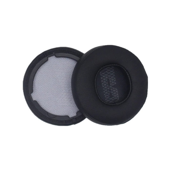 Náhradní Náušníky pro JBL Live 400BT, 460NC, Paměťová pěna + PU kůže, Černé, 1 pár